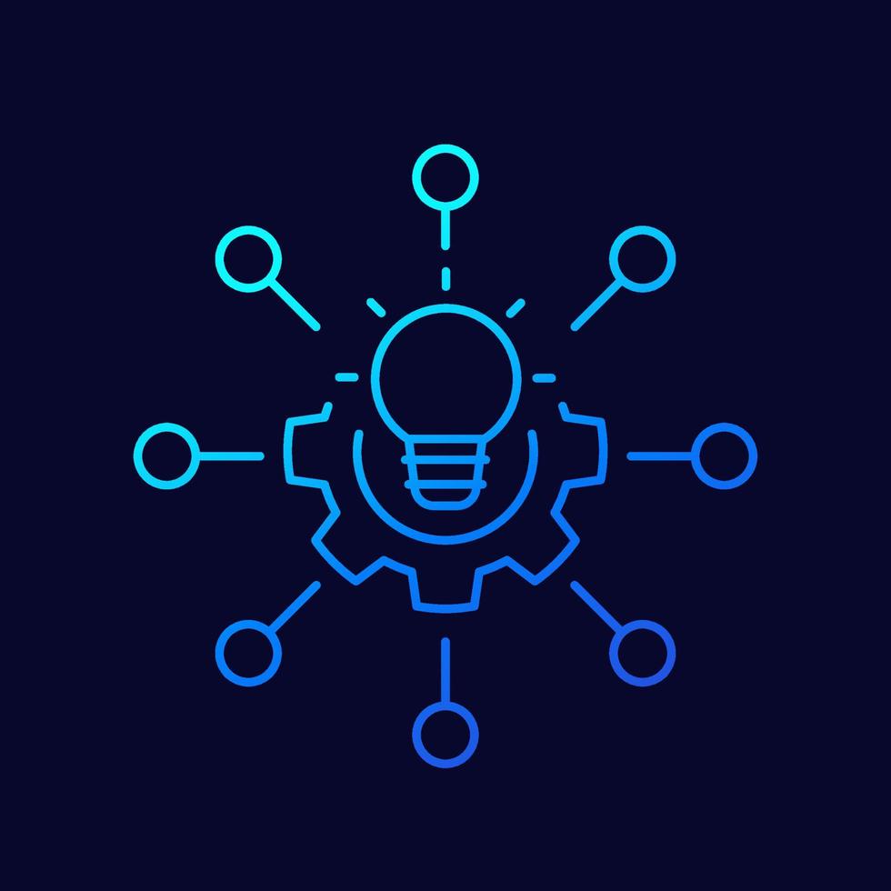 Multichannel marketing line vector icon 6406105 Vector Art at Vecteezy
