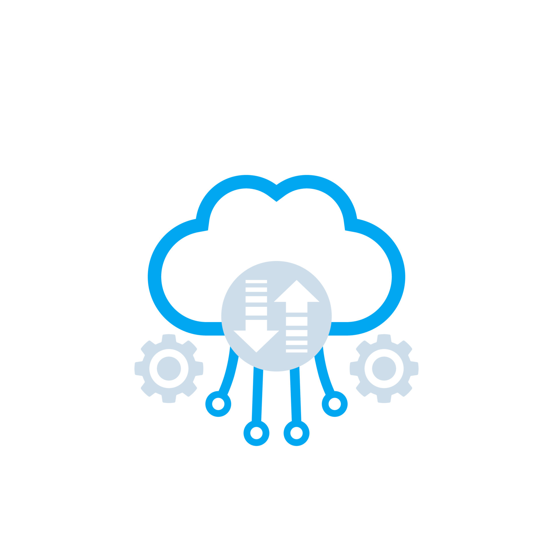 Cloud storage, data transfer vector icon 6406209 Vector Art at Vecteezy