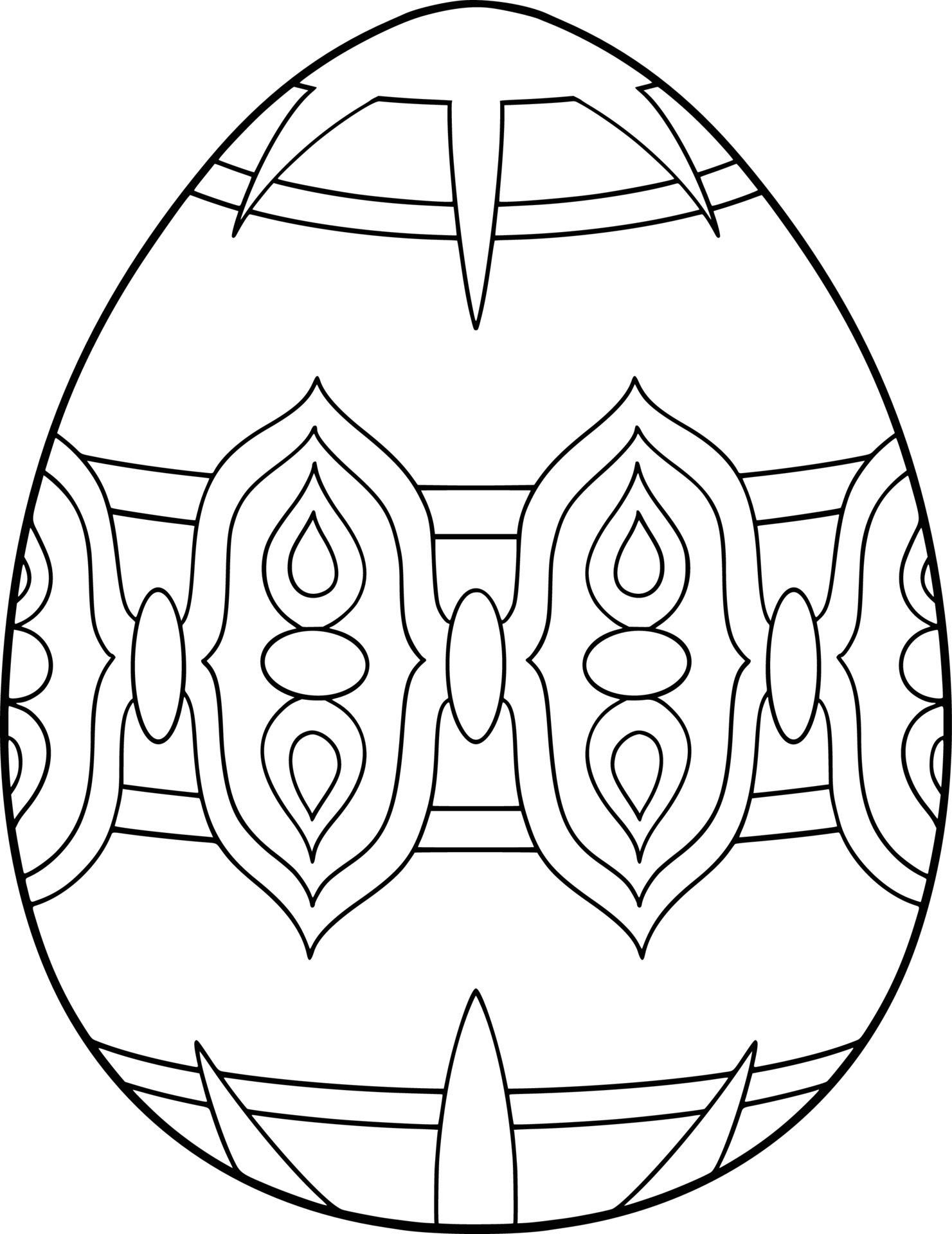 Ukraine Egg Coloring Pages