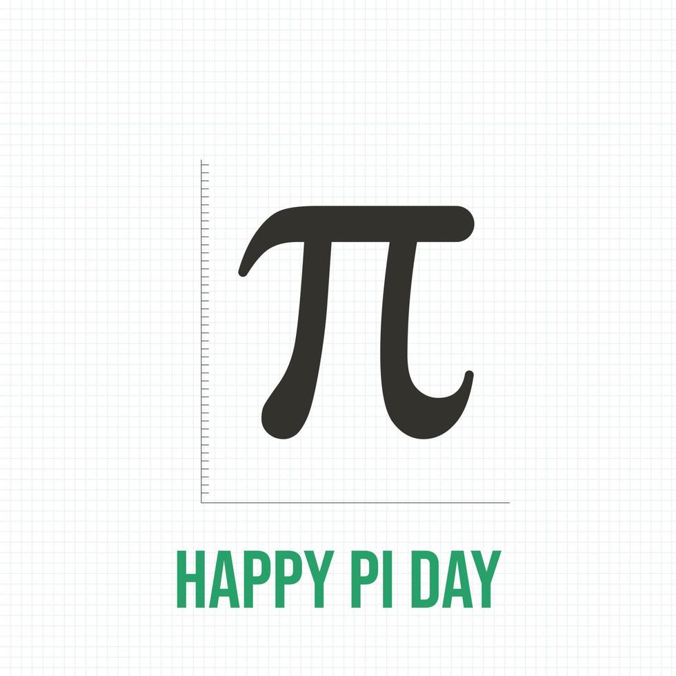 Happy International Pi Day Design vector