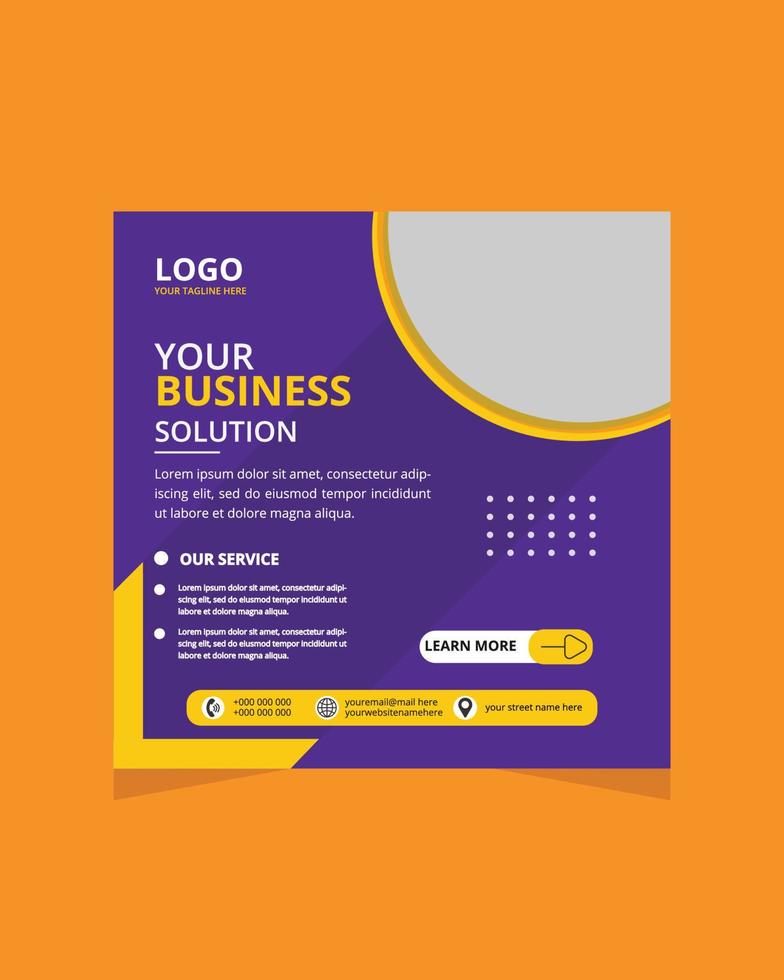 Business Social media post vector