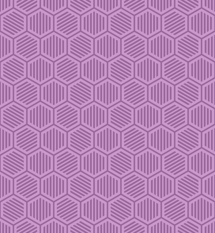 Fondo transparente de vector abstracto con hexágonos de color lila
