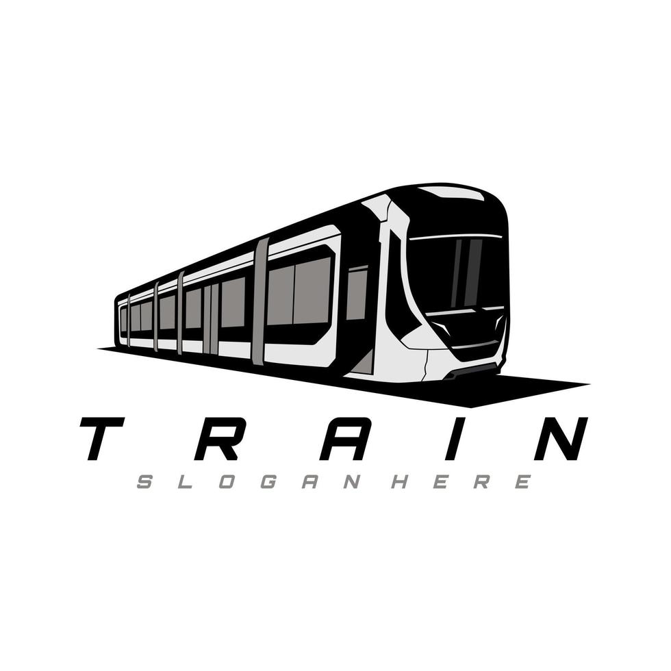 Train logo design icon vector