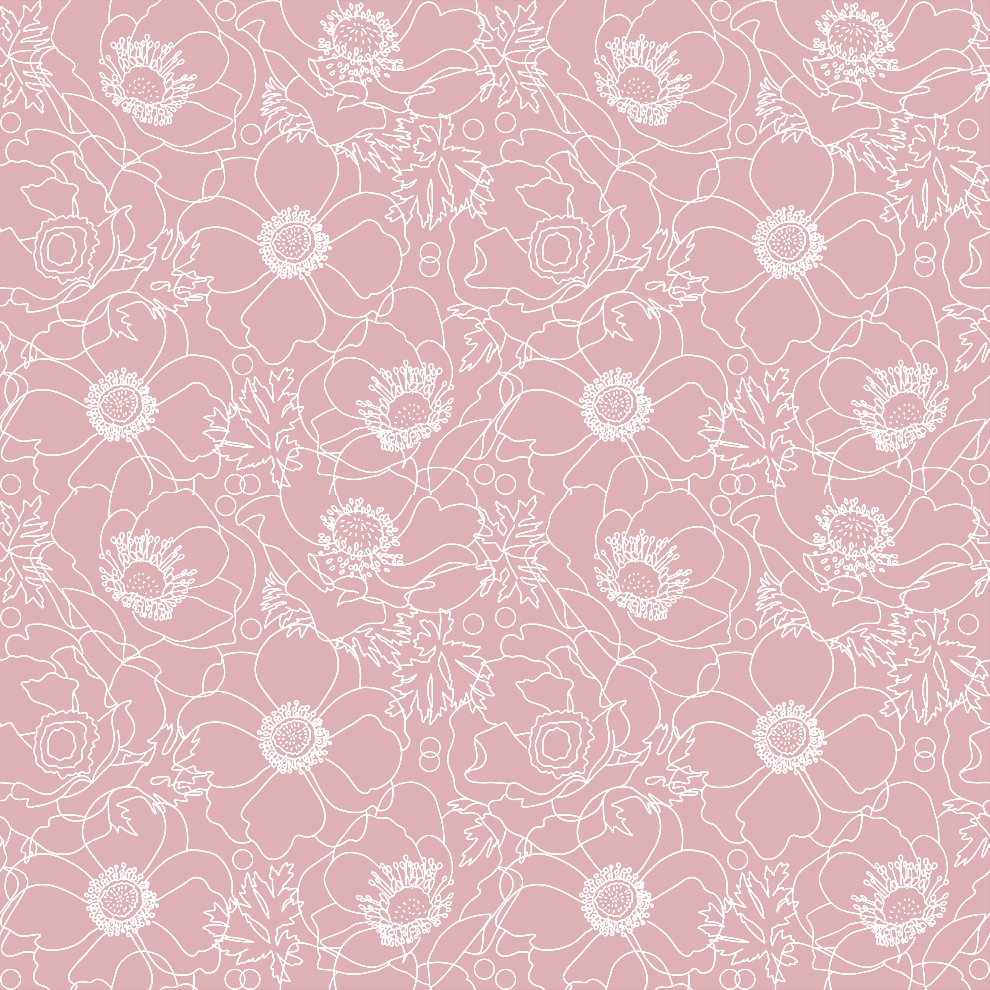 Vector powdery pink lace flowers poppy elegant seamless pattern background with hand drawn white line art floral elements. 6409625 Vector Art at Vecteezy Vector powdery pink lace flowers poppy elegant seamless pattern background with hand drawn white line art floral elements. 6409625 Vector Art at Vecteezy