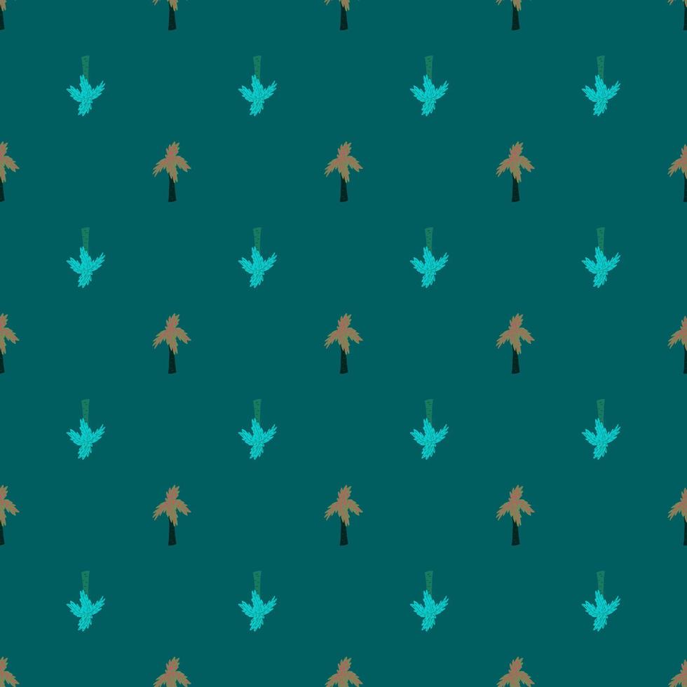 palmera de patrones sin fisuras. fondo tropical. vector