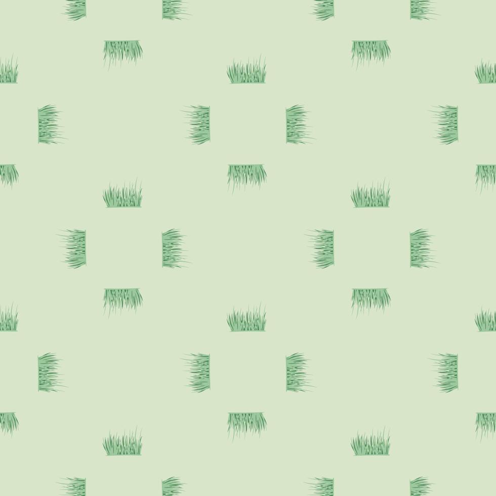 Grass seamless pattern. Background of lawn. vector