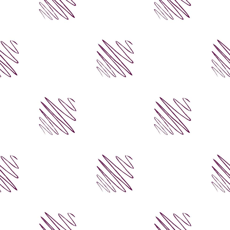 Soundwave seamless pattern. Curve waves background. vector