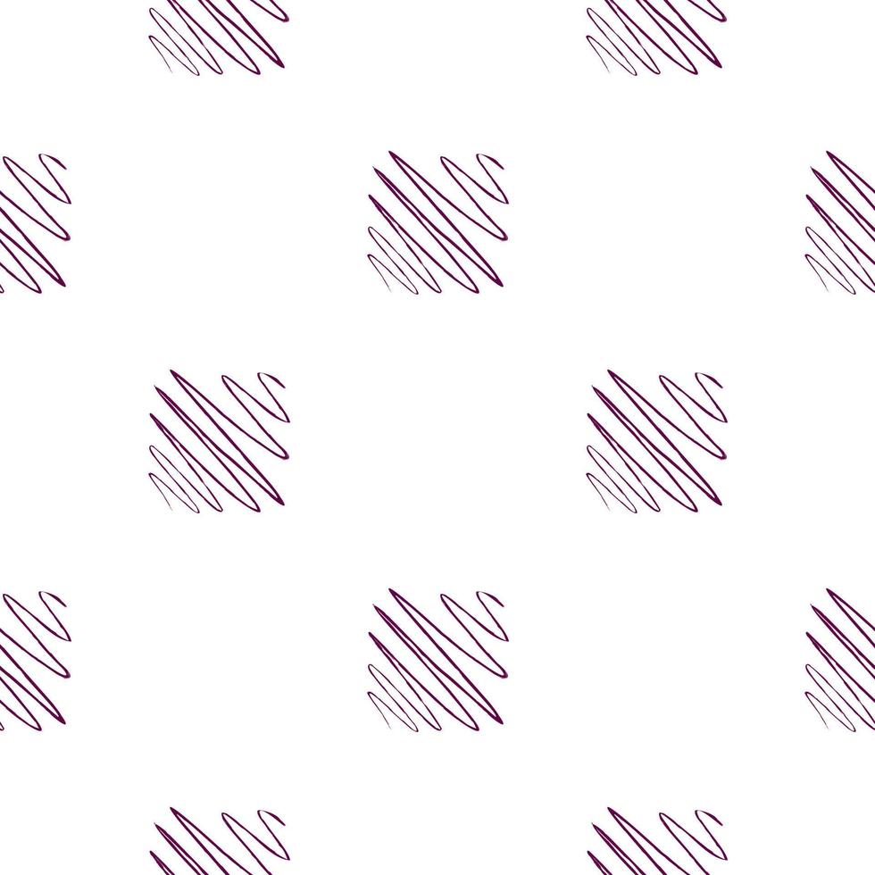 Soundwave seamless pattern. Curve waves background. vector