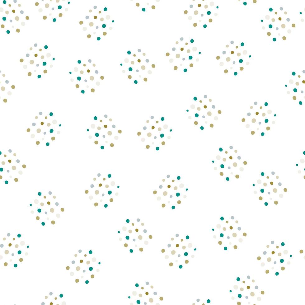 Vintage dots seamless pattern. Minimalist decoration background. vector