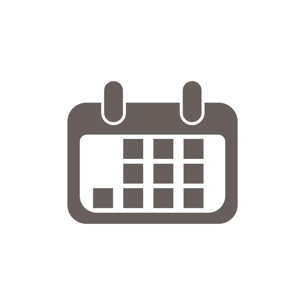 Calendar icon vector. date time reminder vector