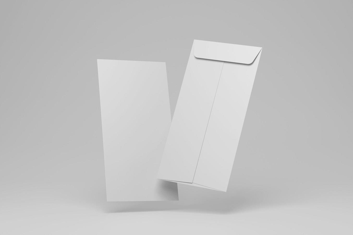 dl envelope mockup photo