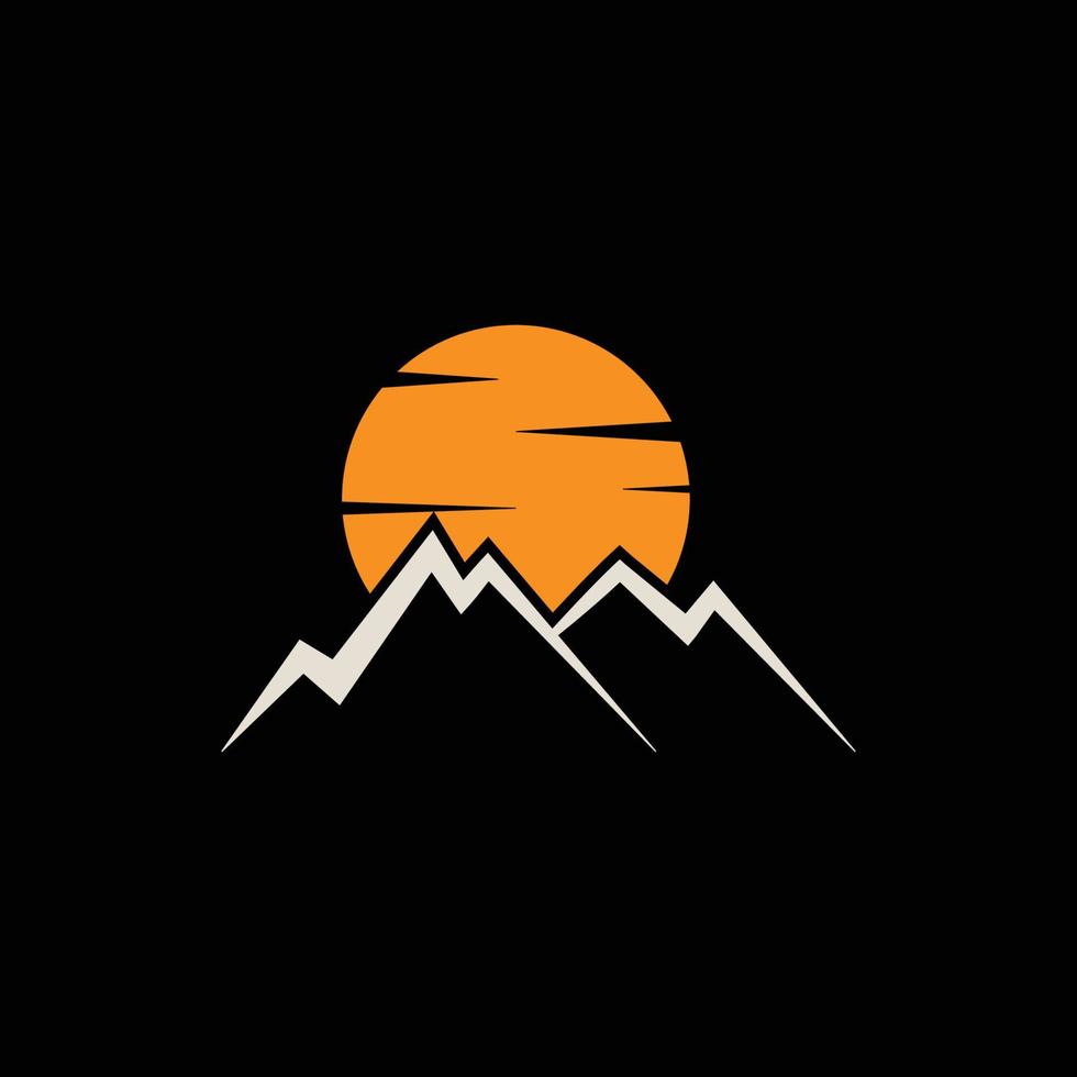 Mountain Logo design. perfect for camping, outdoor adventure ...