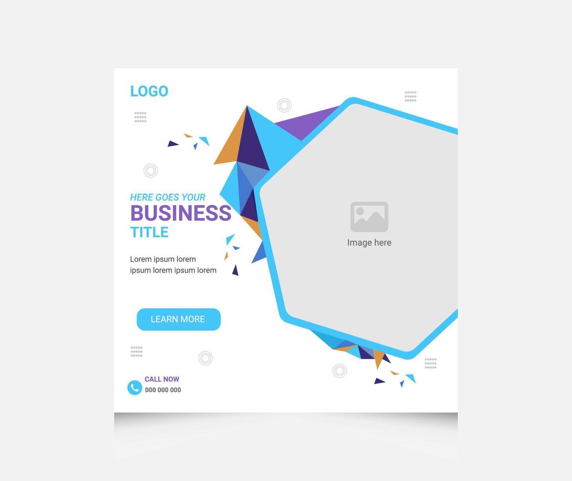 Editable minimal polygonal business social banner abstract template .Suitable for commercial vector illustration social media post and web internet ads corporate commercial marketing template design.