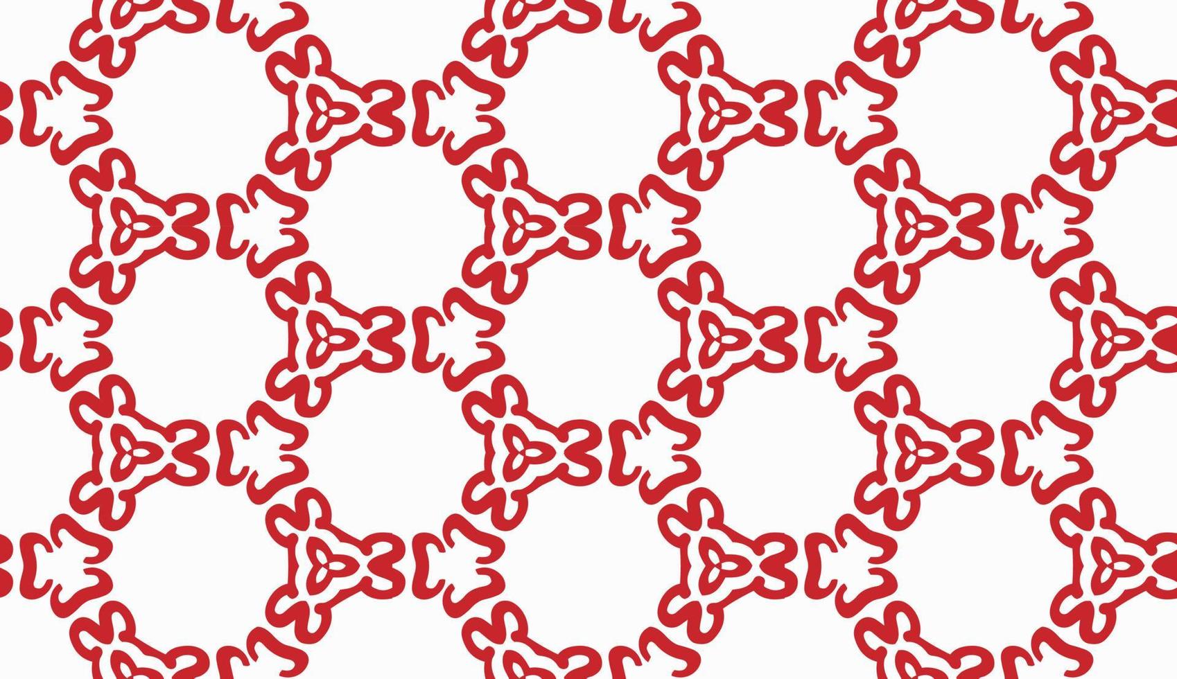 Red and white color seamless pattern texture and template. Multicolored. Colorful ornamental graphic design. vector