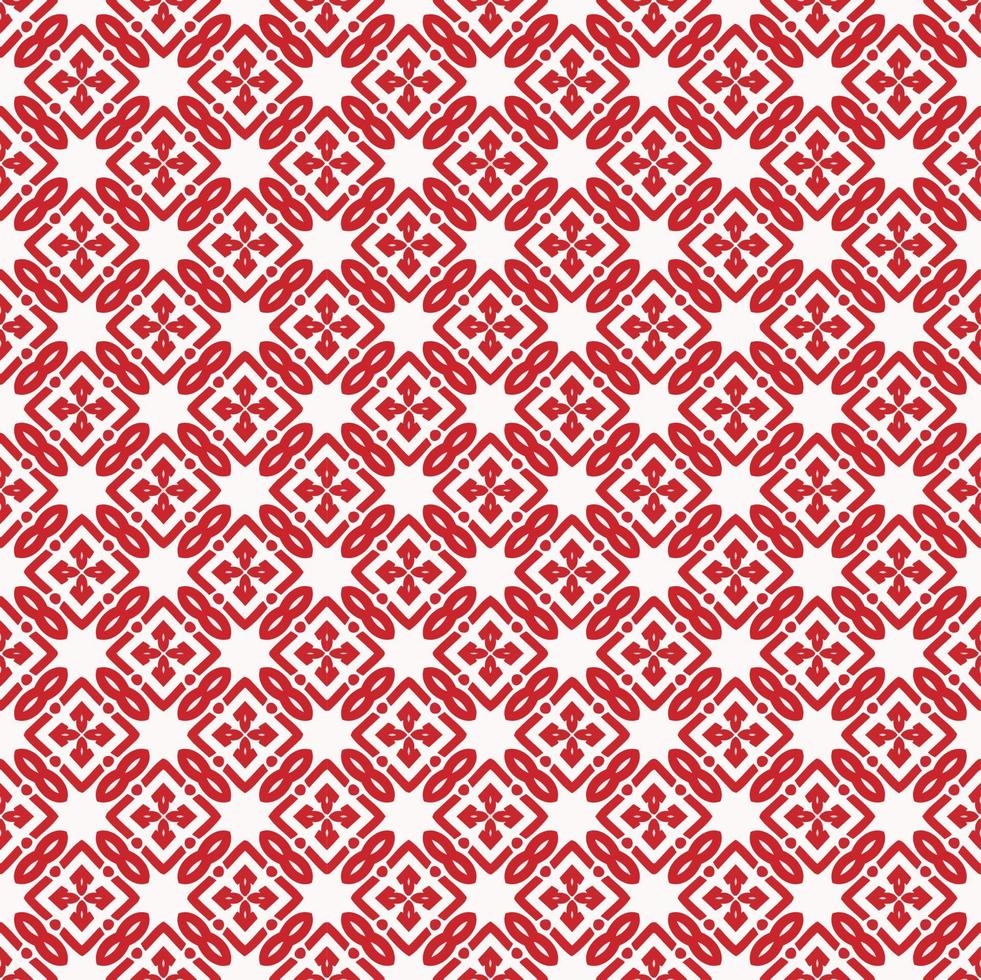 Red and white color seamless pattern texture and template. Multicolored. Colorful ornamental graphic design. vector