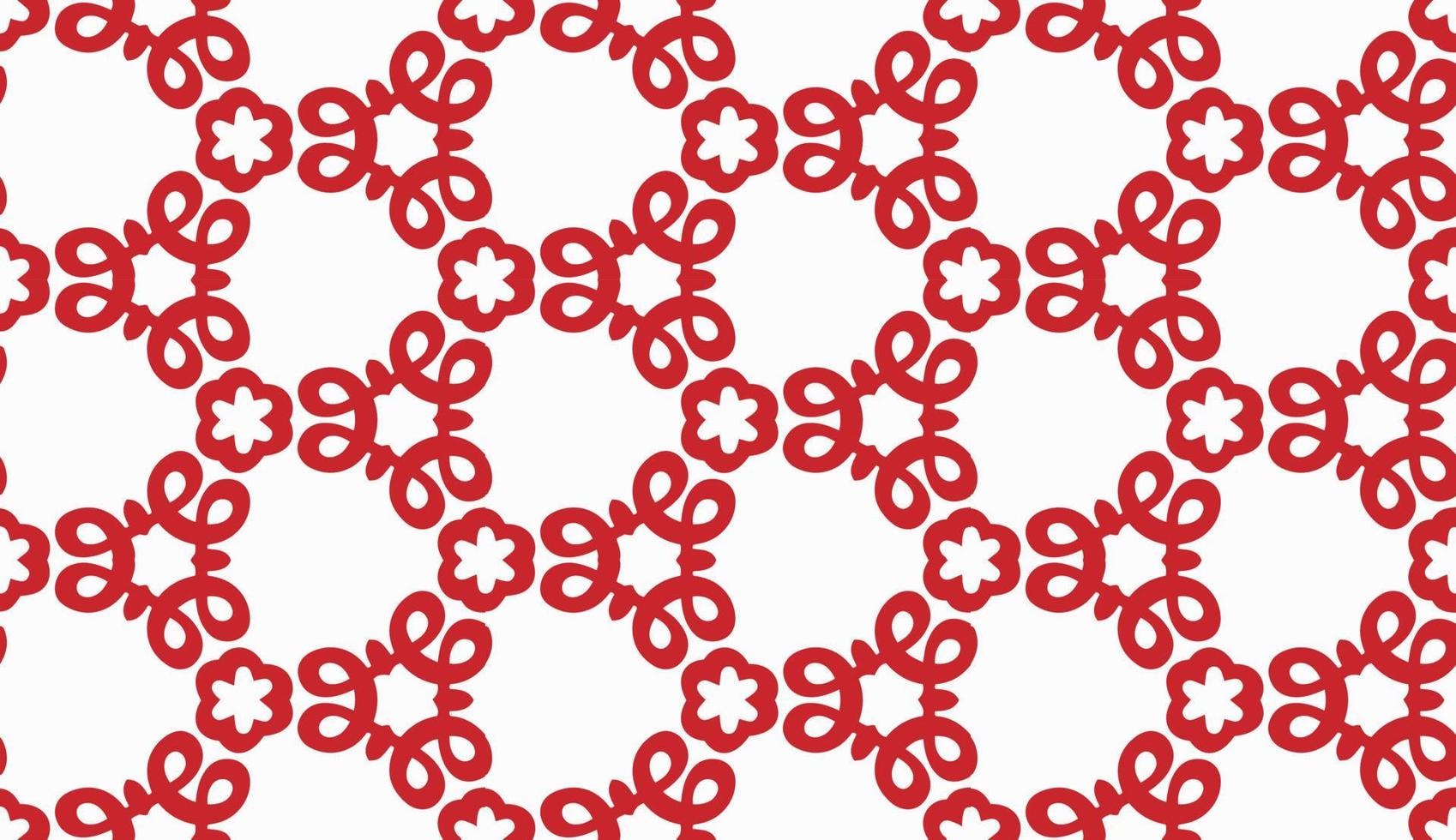 Red and white color seamless pattern texture and template. Multicolored. Colorful ornamental graphic design. vector