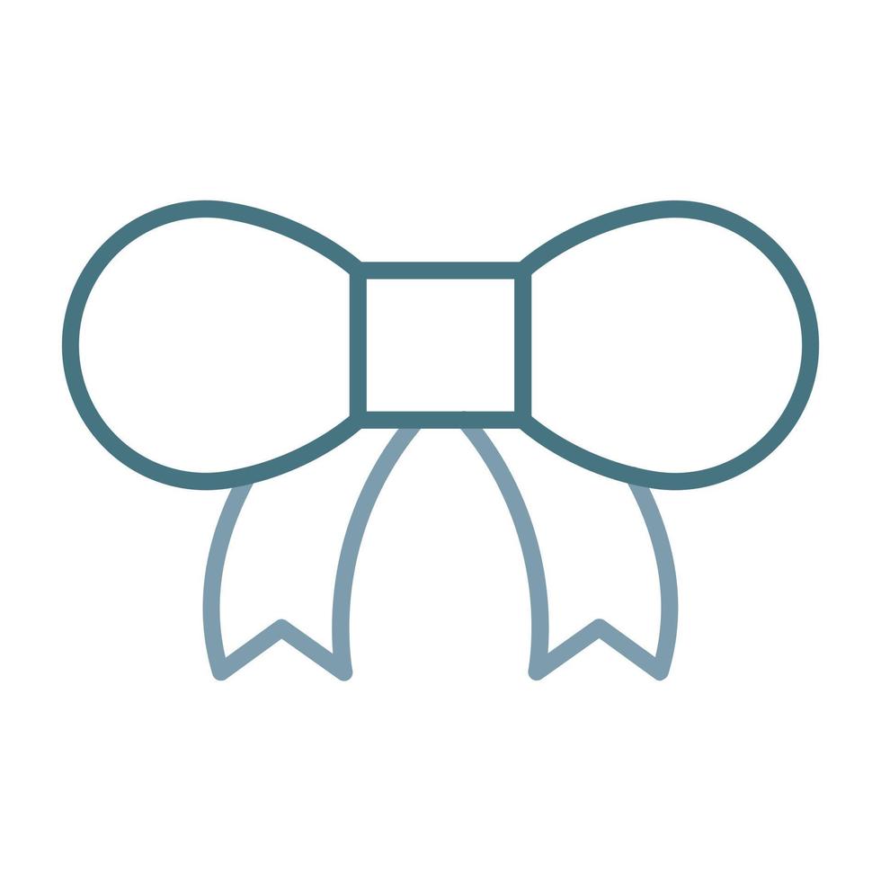 Bow Line Two Color Icon vector