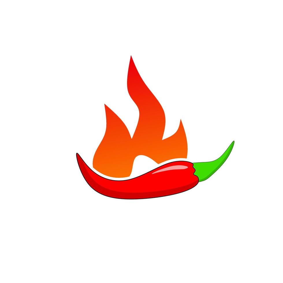 Vector graphics design spicy hot