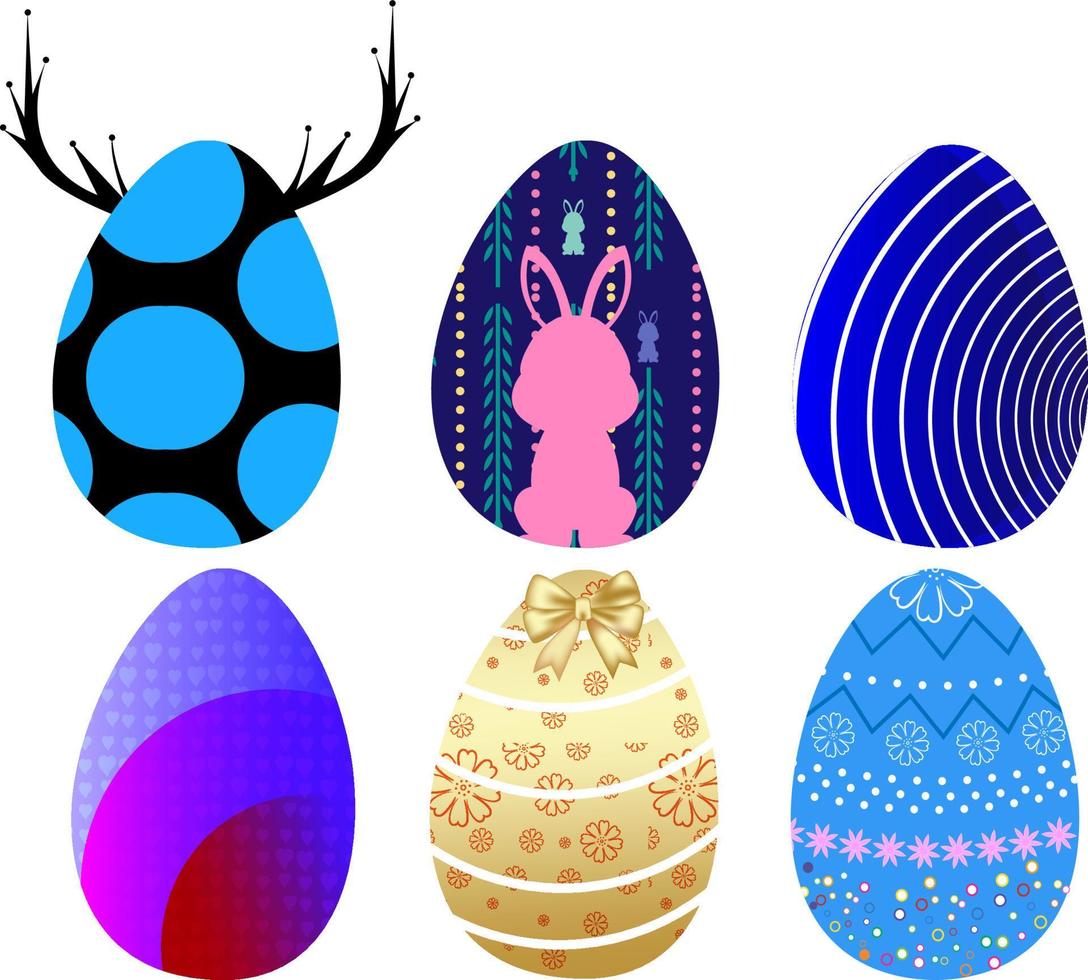 easter day egg vector