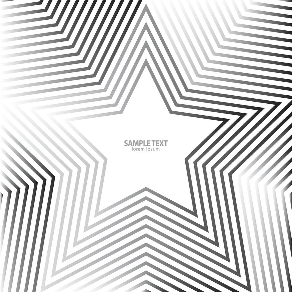 patrón de línea de estrella. Fondo estrella geométrica. textura estrella abstracta. vector diseño gráfico abstracto. plantilla de navidad de año nuevo.