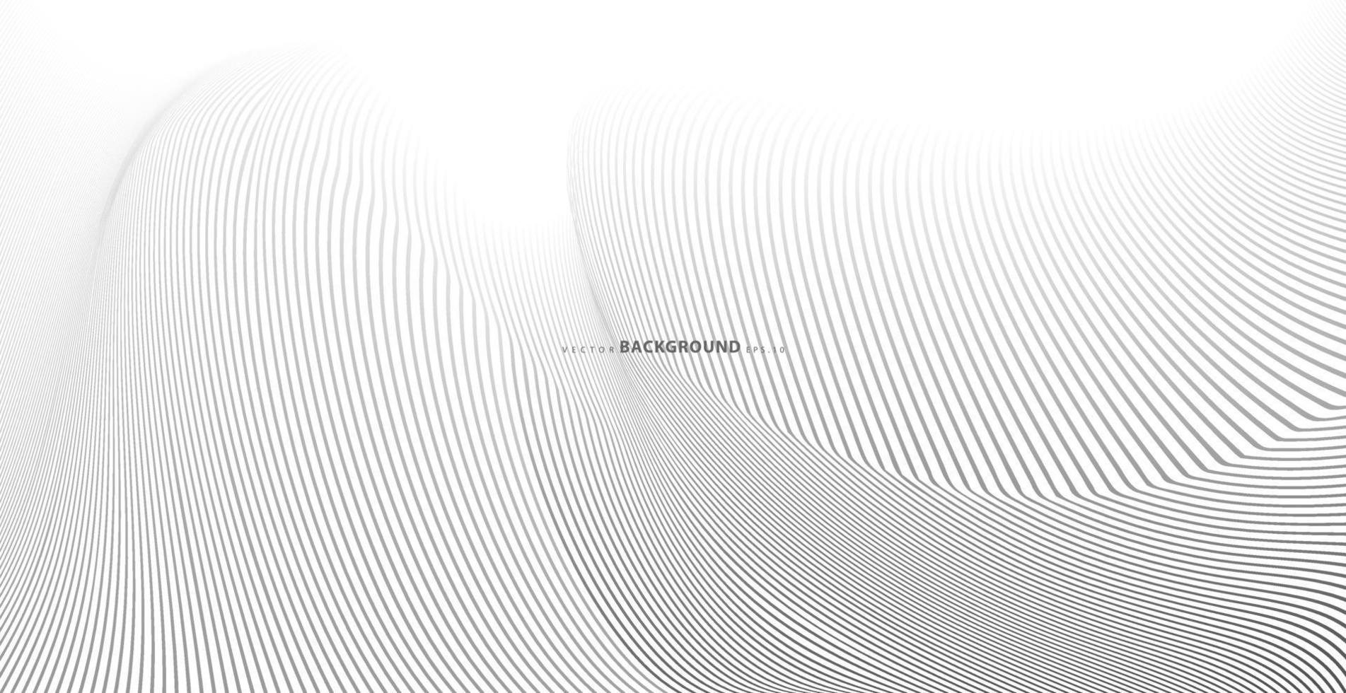 Abstract background, vector template for your ideas, monochromatic lines texture, waved lines texture