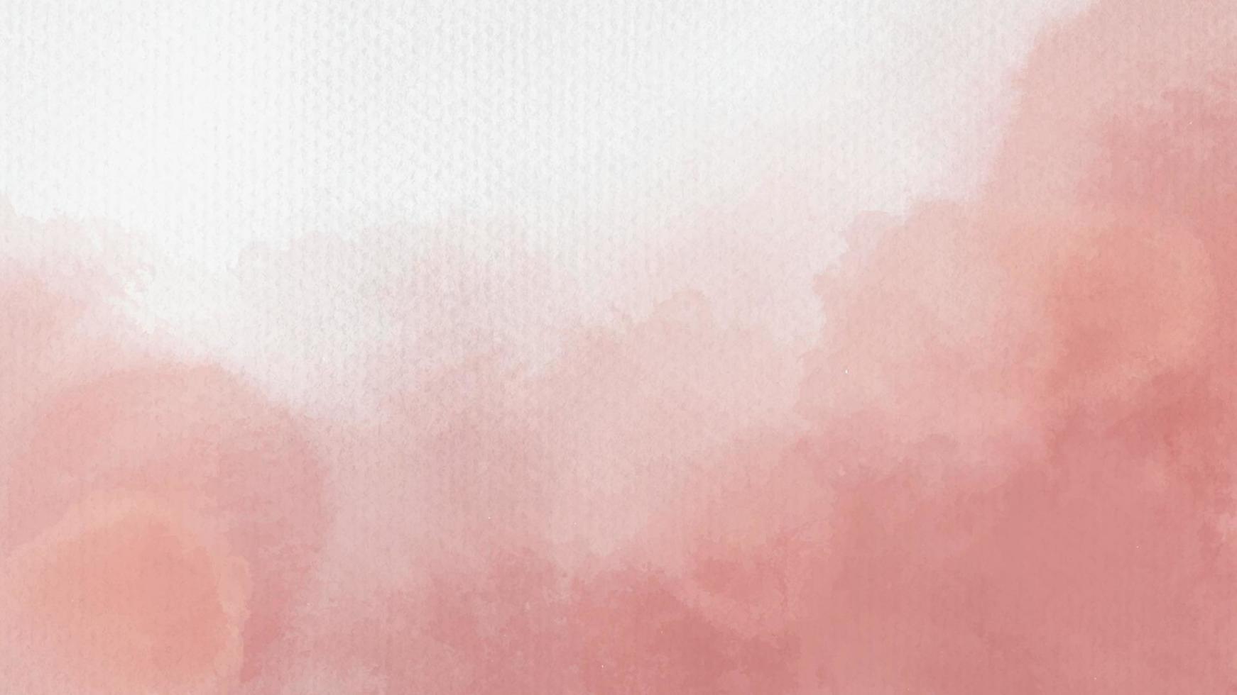 color rosa y blanco pintado a mano con textura de acuarela vector