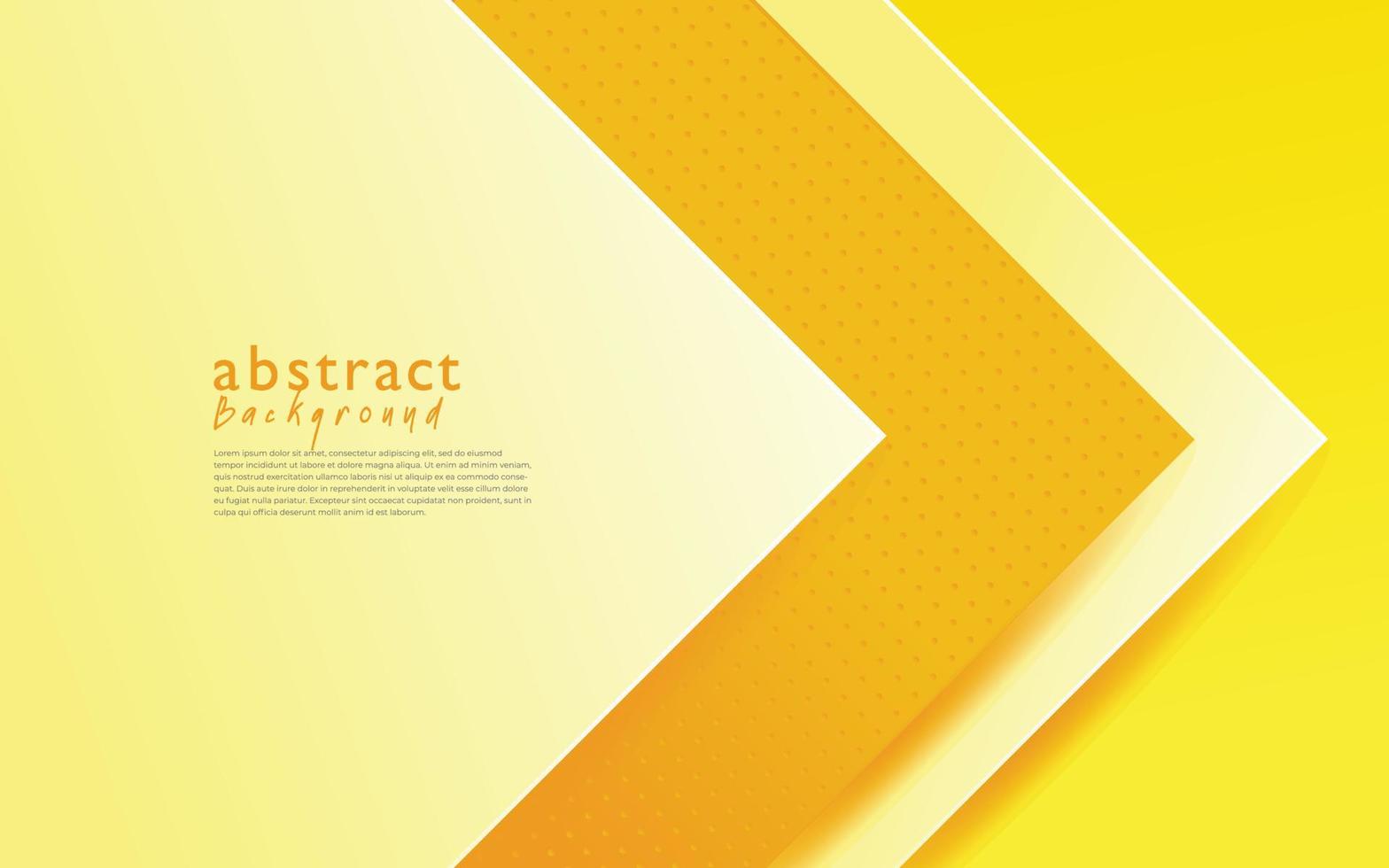 yellow modern abstract background design vector