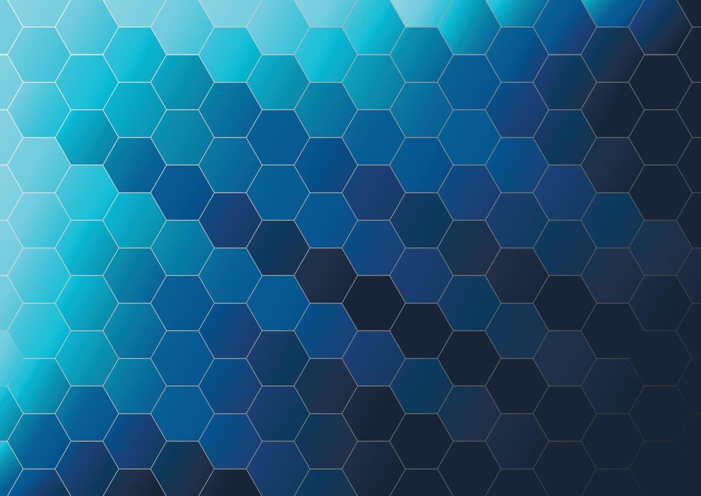Vector of abstract hexagonal background. illustrator vector.