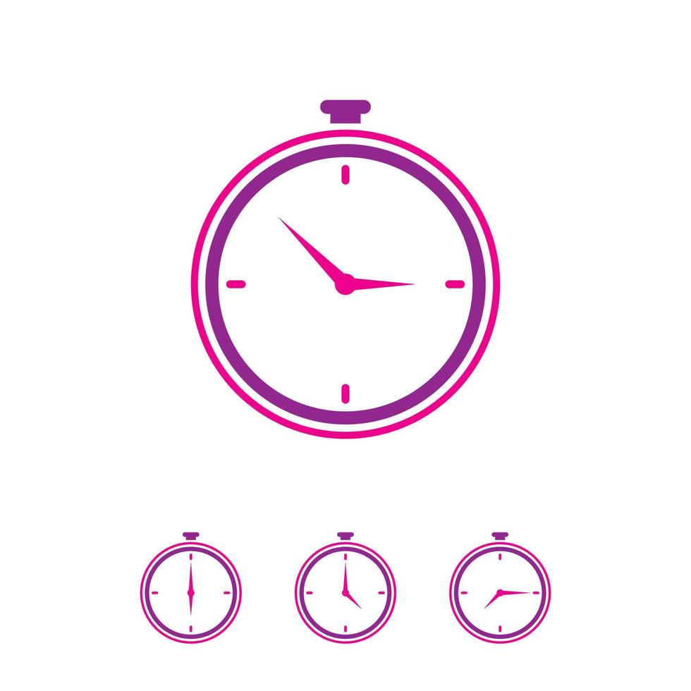 diseño de icono de reloj vector