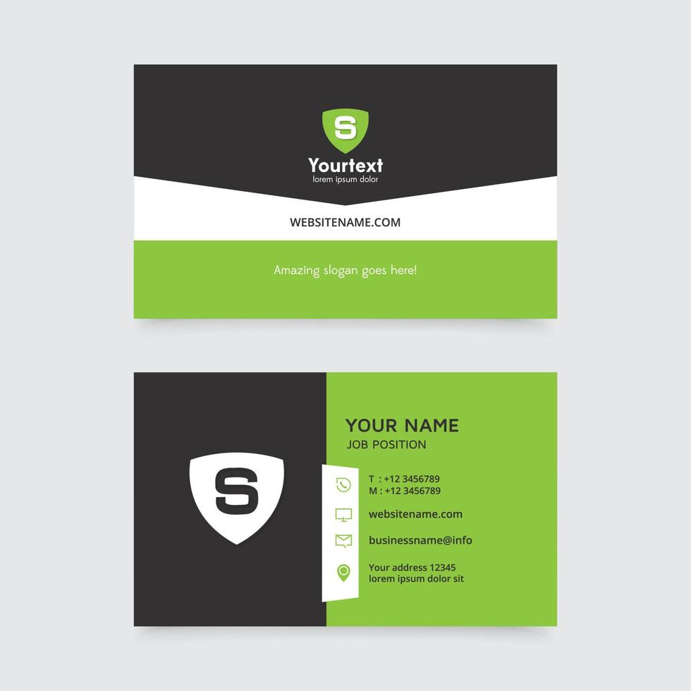 Vector modern creative and clean business card