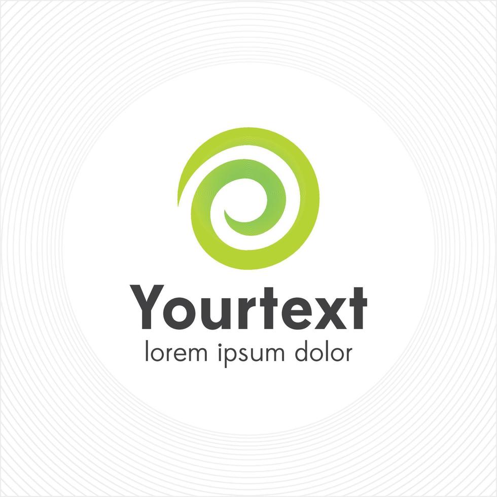 Abstract circle logo vector