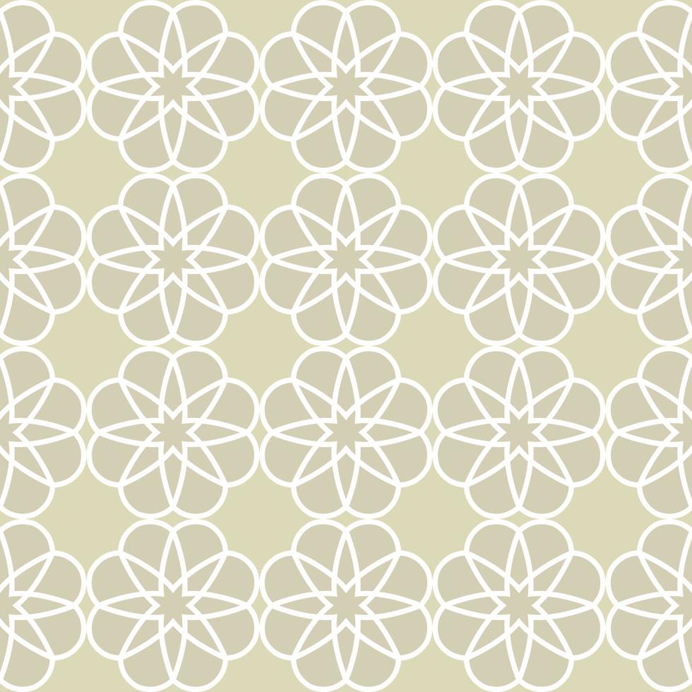 Seamless abstract floral pattern vector