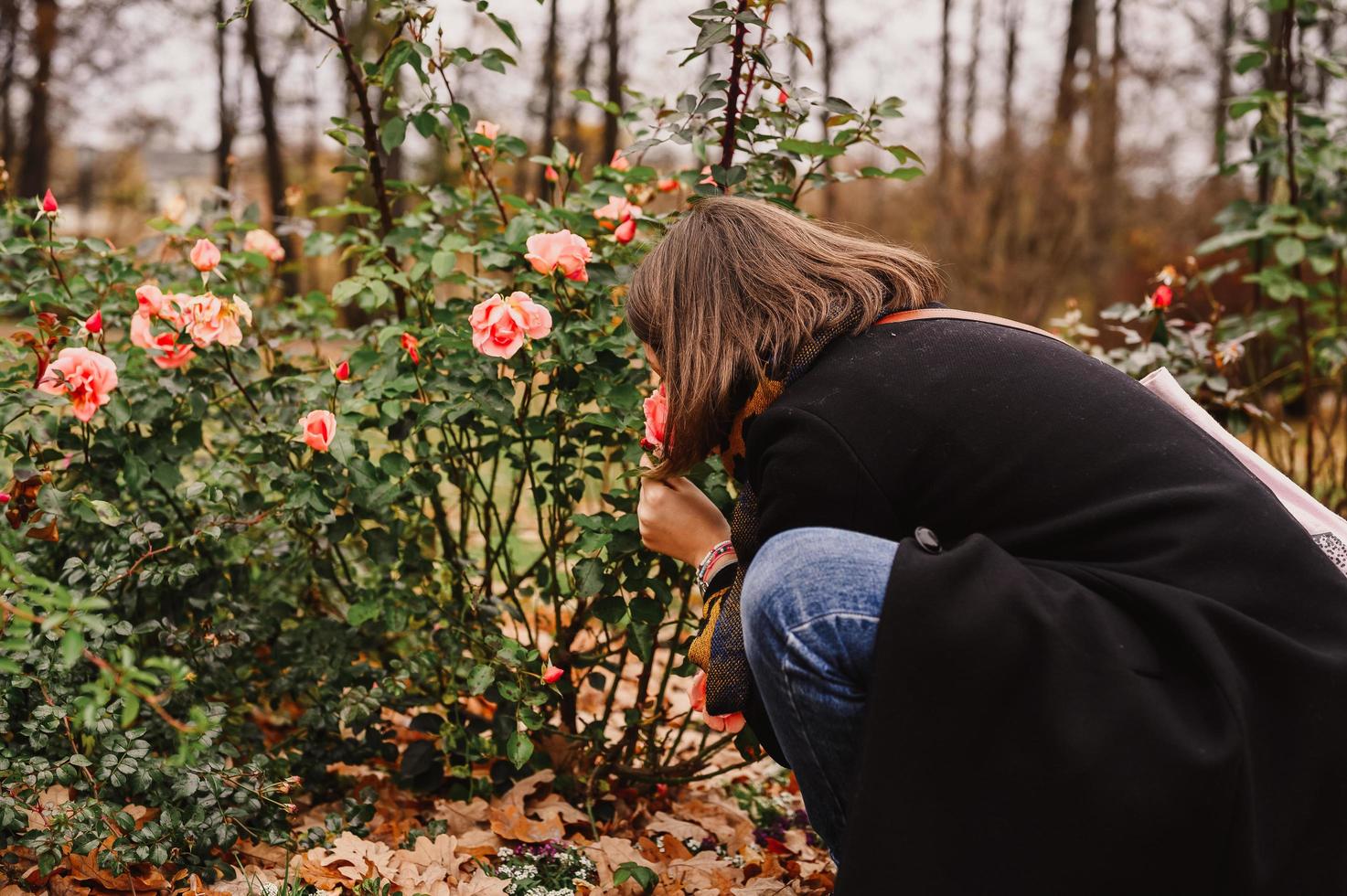 Moscow, 2019. autumn fall people park forest photo