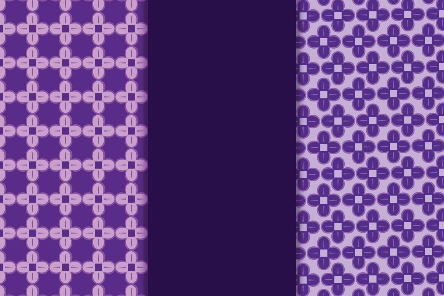 Batik texture trendy purple color vector seamless pattern.