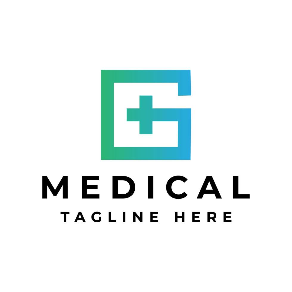 letter G medical plus logo design 6416614 Vector Art at Vecteezy