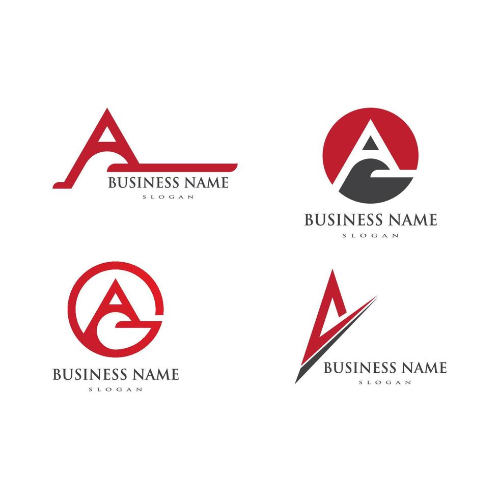 Alphabet font flat design vector