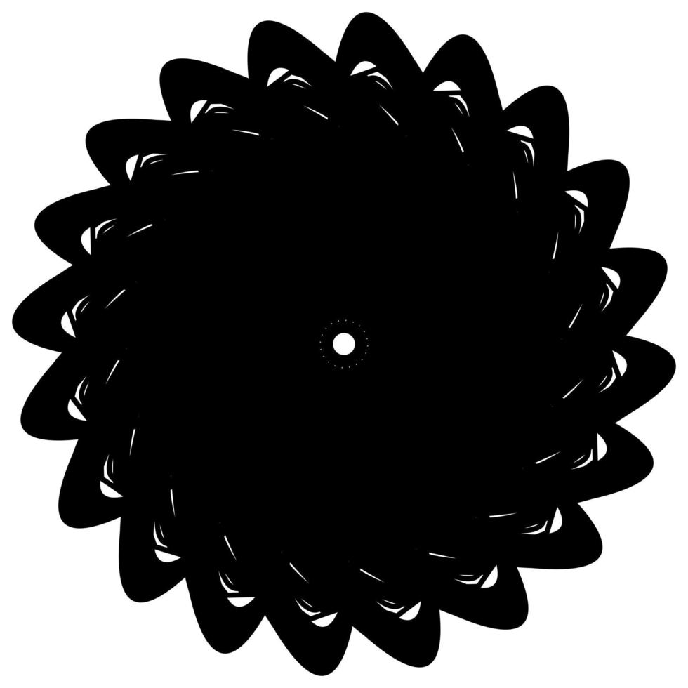 Abstract vector design in black color. Perfect for corporate, background, t-shirt,  and so on.