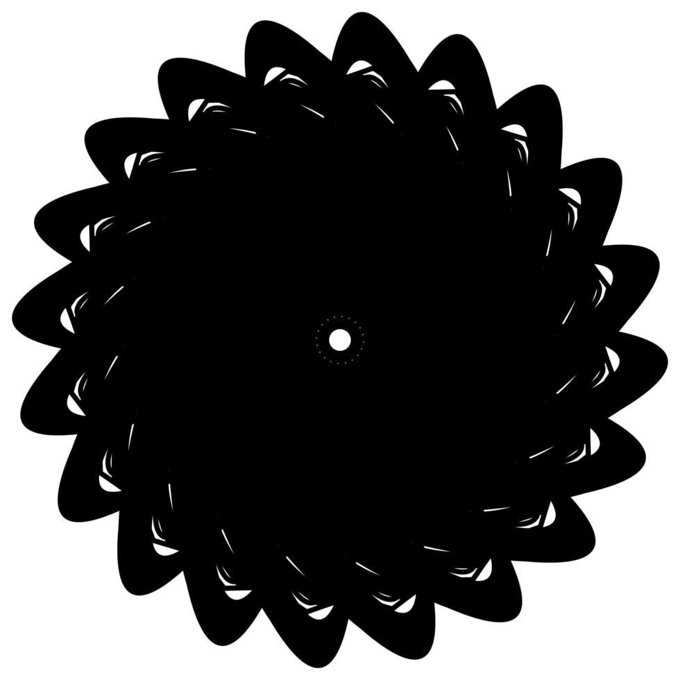 Abstract vector design in black color. Perfect for corporate, background, t-shirt,  and so on.