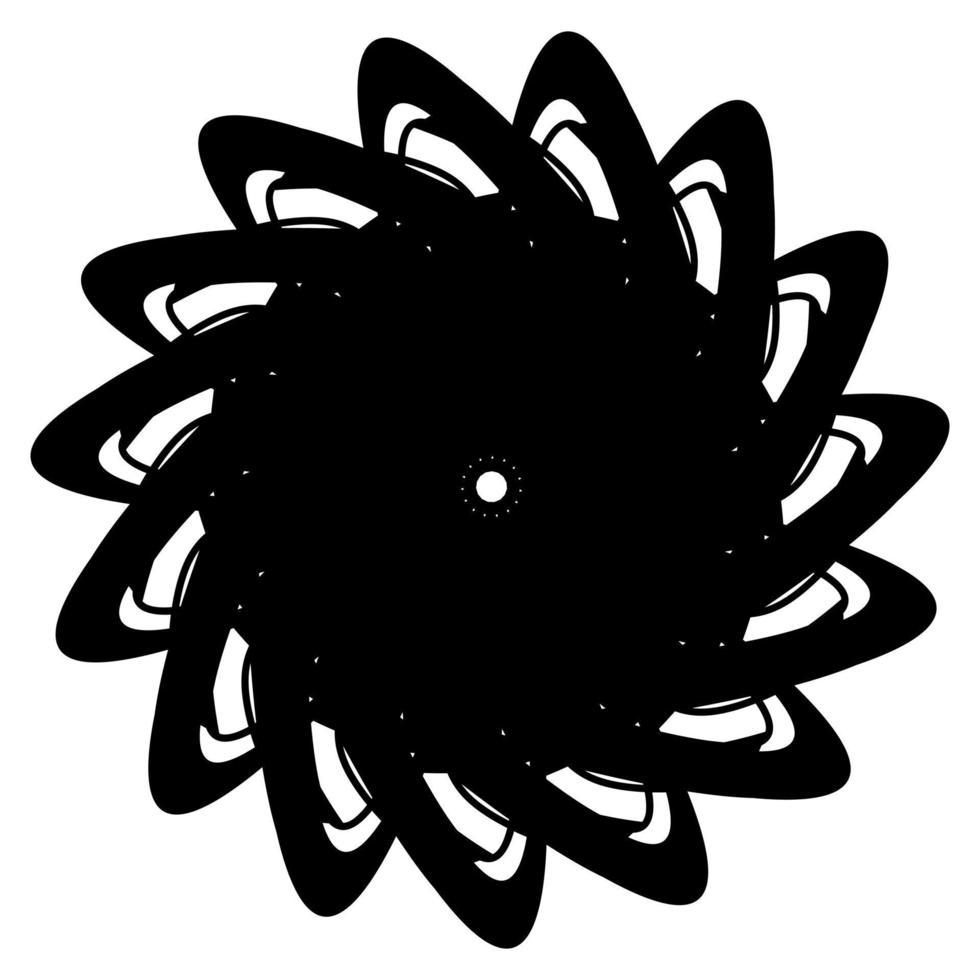 diseño vectorial abstracto en color negro. perfecto para empresas, antecedentes, camisetas, etc. vector