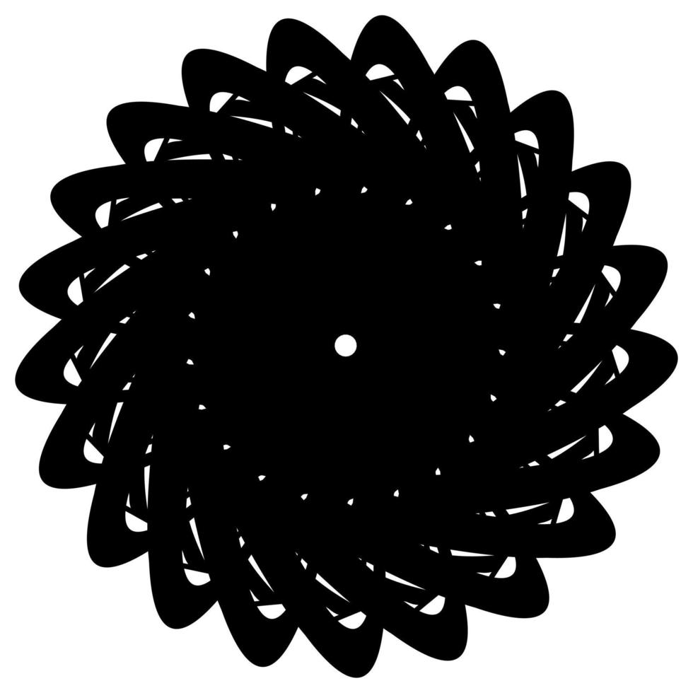 Abstract vector design in black color. Perfect for corporate, background, t-shirt,  and so on.