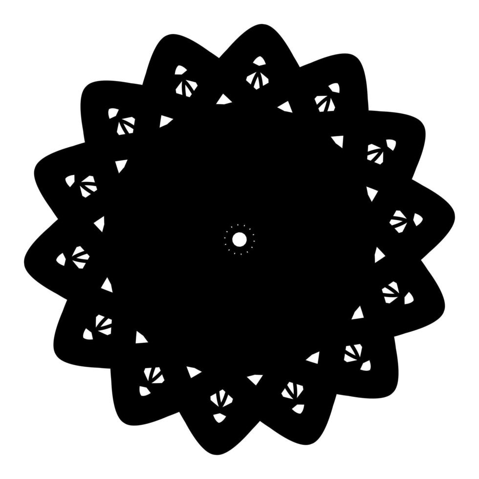 Abstract vector design in black color. Perfect for corporate, background, t-shirt,  and so on.