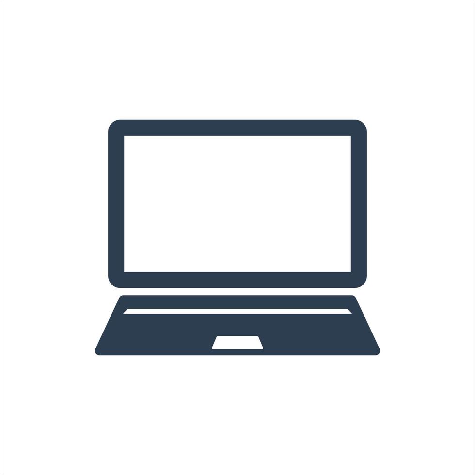 Business Laptop icon, Computer icon vector