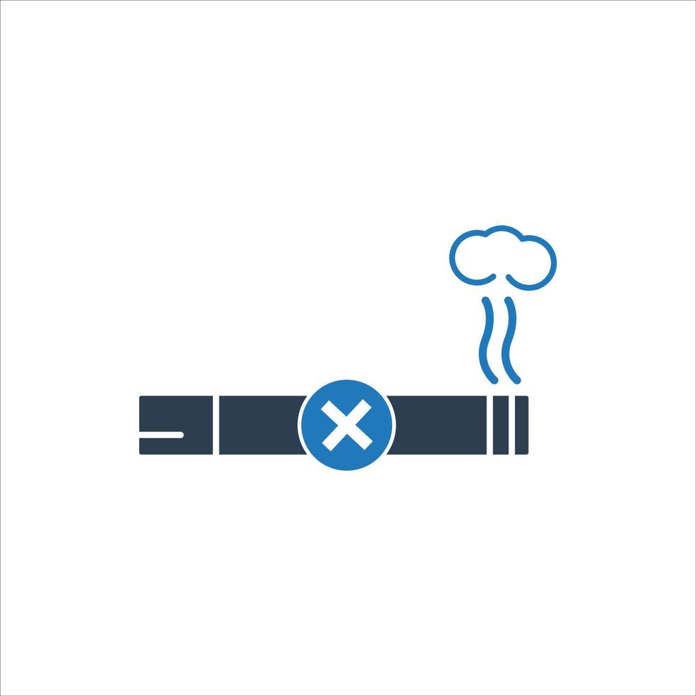 No smoking icon vector