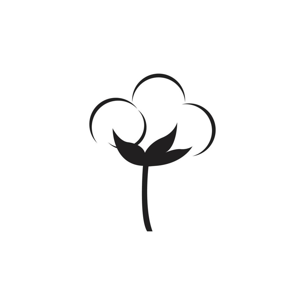 Cotton Logo Template vector symbol nature