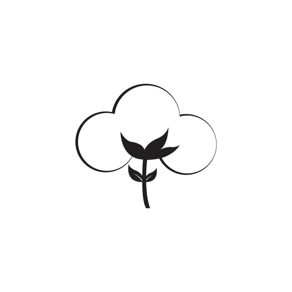 Cotton Logo Template vector symbol nature