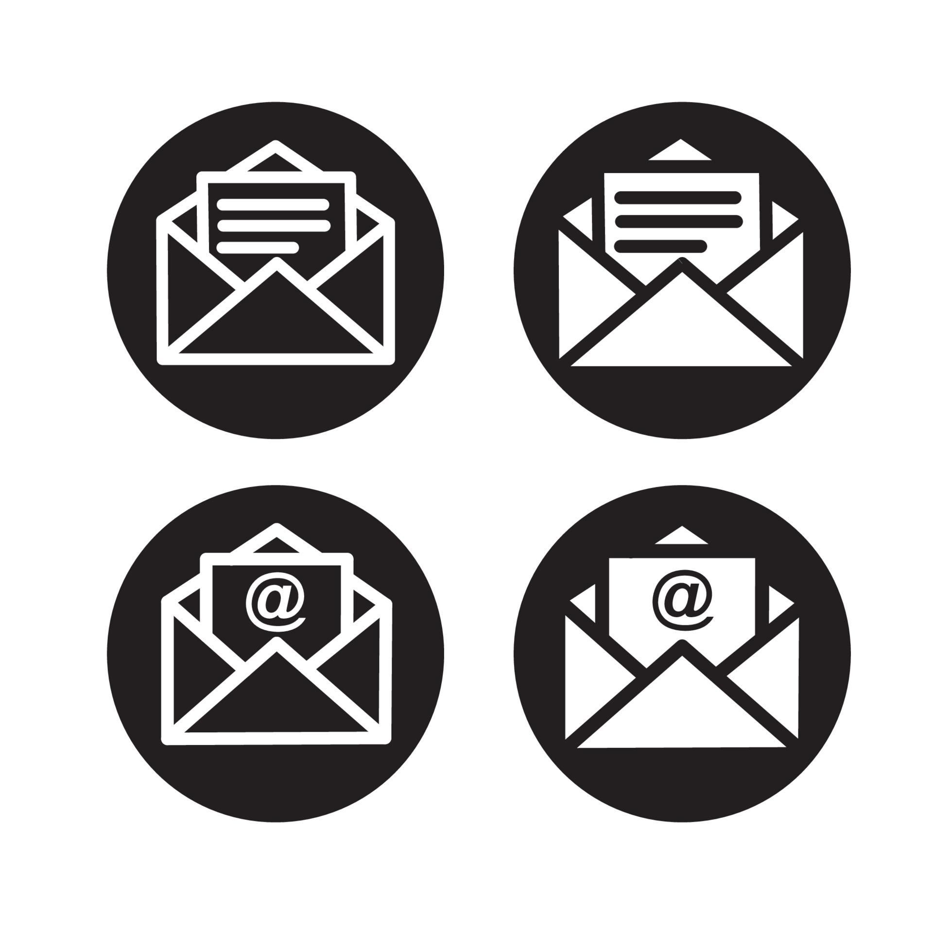 Outline email icon isolated on grey background. Open envelope pictogram.  Line mail symbol for website design, mobile application, ui. Vector  illustration. Eps10 6417311 Vector Art at Vecteezy