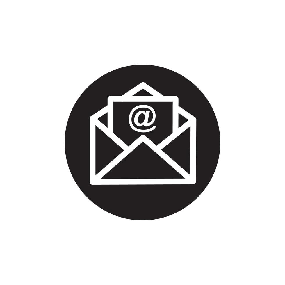 Outline email icon isolated on grey background. Open envelope pictogram. Line mail symbol for website design, mobile application, ui. Vector illustration. Eps10