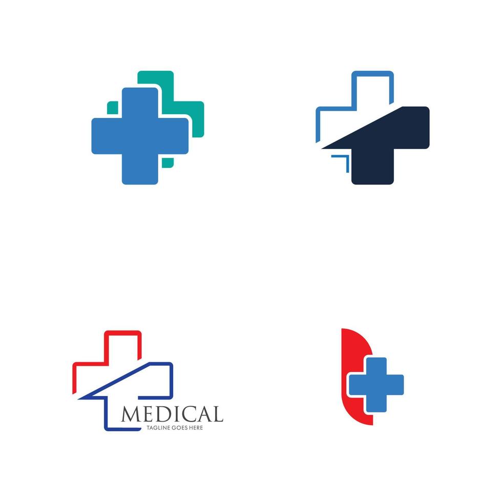 ilustración de logotipo médico vector