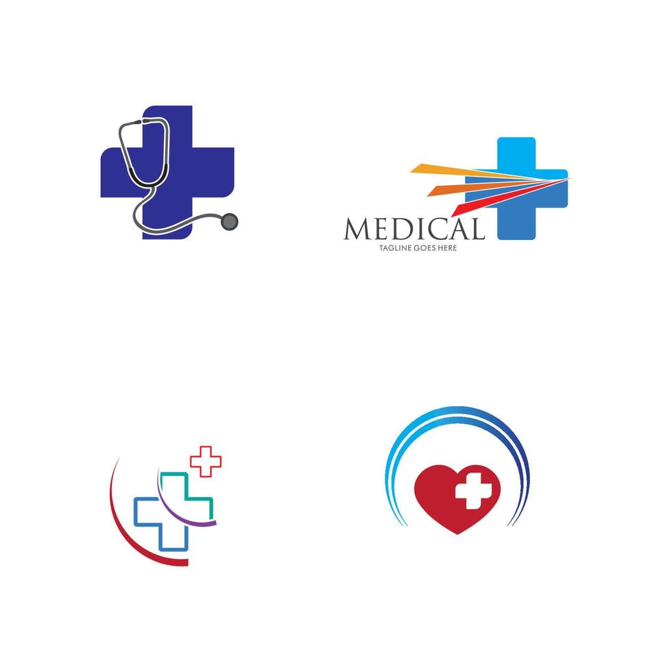 ilustración de logotipo médico vector