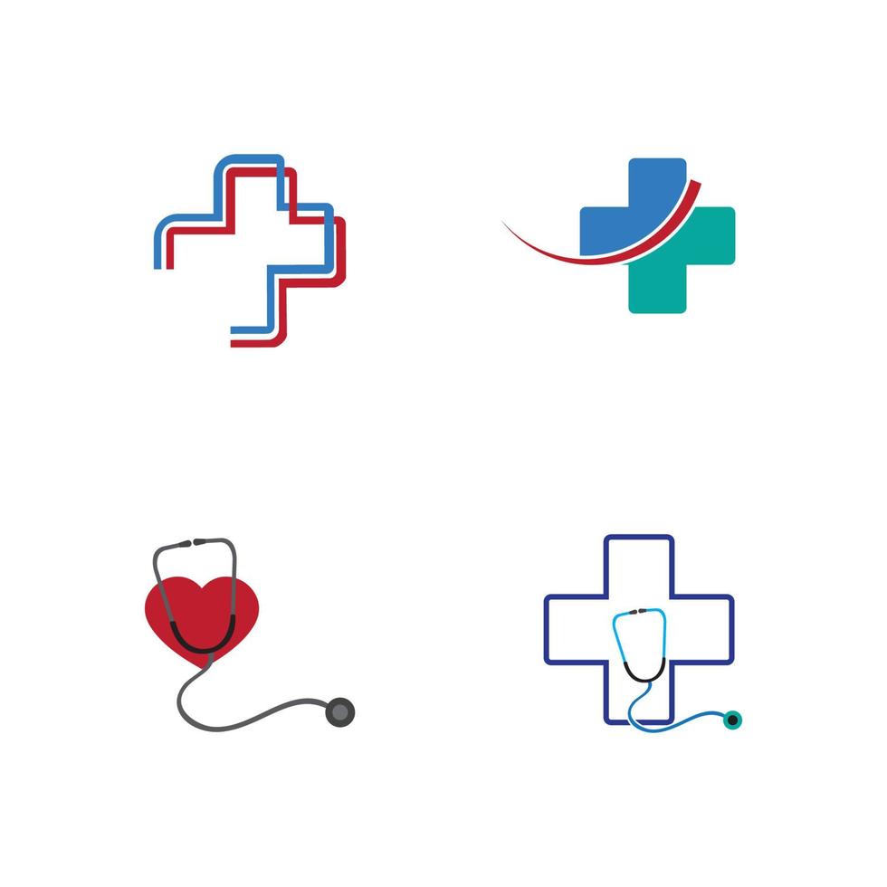 ilustración de logotipo médico vector